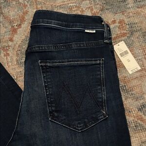 MOTHER THE MID RISE DAZZLER ANKLE FRAY Fancy Meeting You Here Size 30